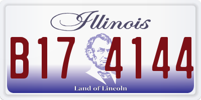 IL license plate B174144