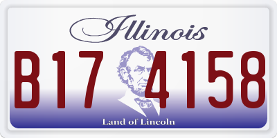 IL license plate B174158