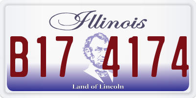 IL license plate B174174