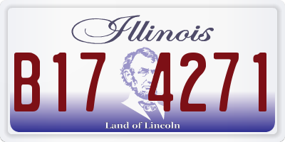 IL license plate B174271