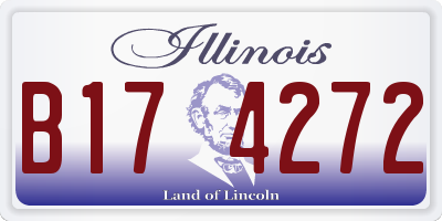 IL license plate B174272