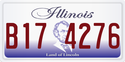 IL license plate B174276