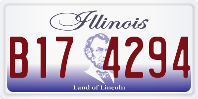 IL license plate B174294