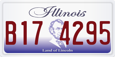 IL license plate B174295