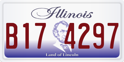 IL license plate B174297