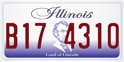 IL license plate B174310