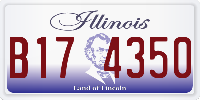 IL license plate B174350