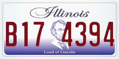 IL license plate B174394