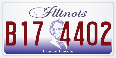 IL license plate B174402