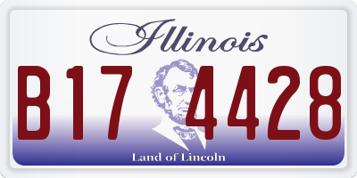 IL license plate B174428
