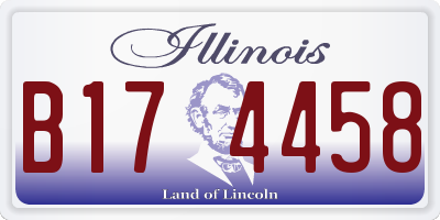 IL license plate B174458