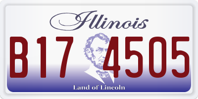 IL license plate B174505