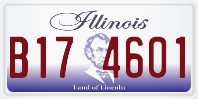 IL license plate B174601