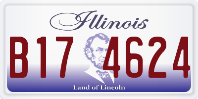 IL license plate B174624