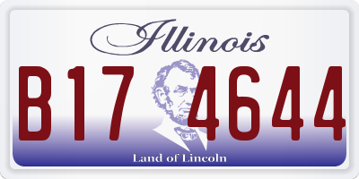 IL license plate B174644