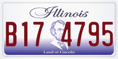 IL license plate B174795