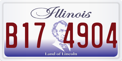 IL license plate B174904
