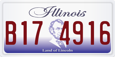 IL license plate B174916