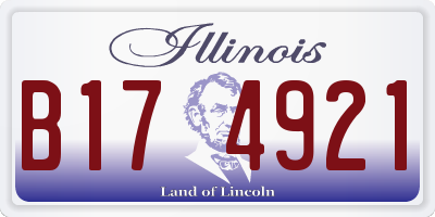 IL license plate B174921