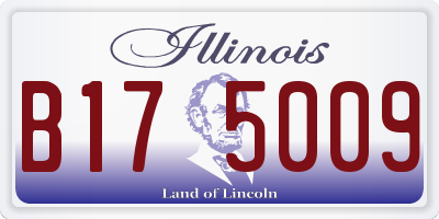 IL license plate B175009