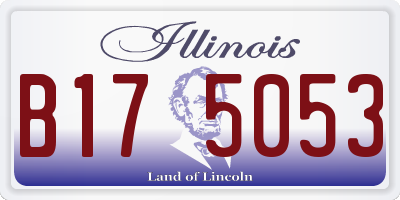IL license plate B175053