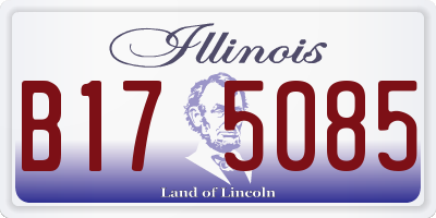 IL license plate B175085
