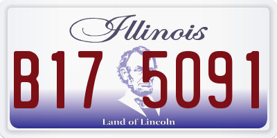 IL license plate B175091