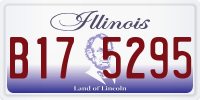 IL license plate B175295