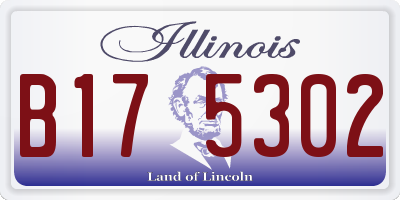 IL license plate B175302