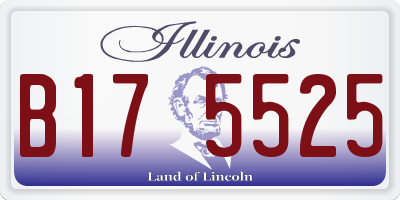 IL license plate B175525