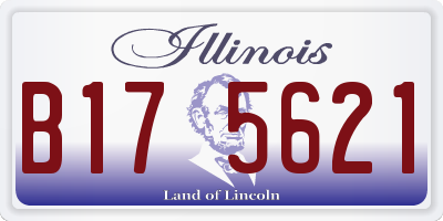 IL license plate B175621