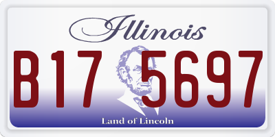 IL license plate B175697