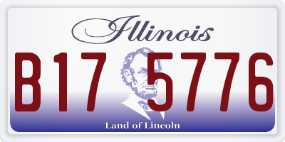 IL license plate B175776
