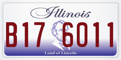 IL license plate B176011