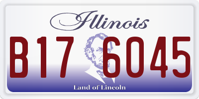 IL license plate B176045