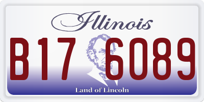 IL license plate B176089