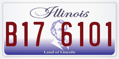 IL license plate B176101