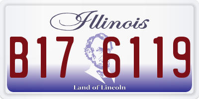 IL license plate B176119
