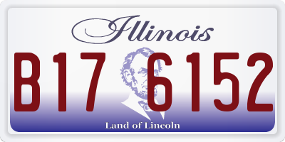 IL license plate B176152