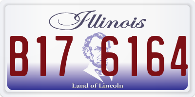 IL license plate B176164