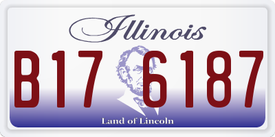 IL license plate B176187