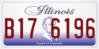 IL license plate B176196