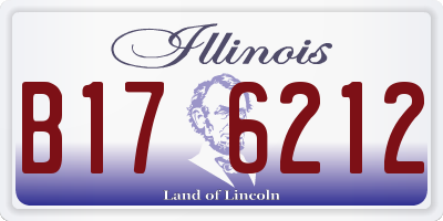 IL license plate B176212