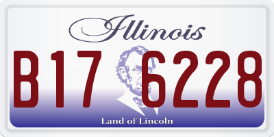 IL license plate B176228