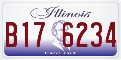 IL license plate B176234