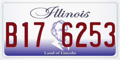 IL license plate B176253