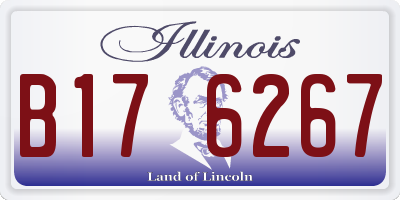 IL license plate B176267