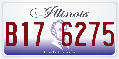 IL license plate B176275