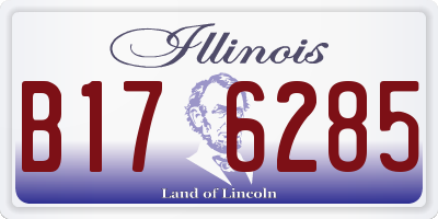 IL license plate B176285