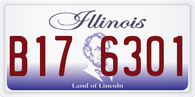 IL license plate B176301